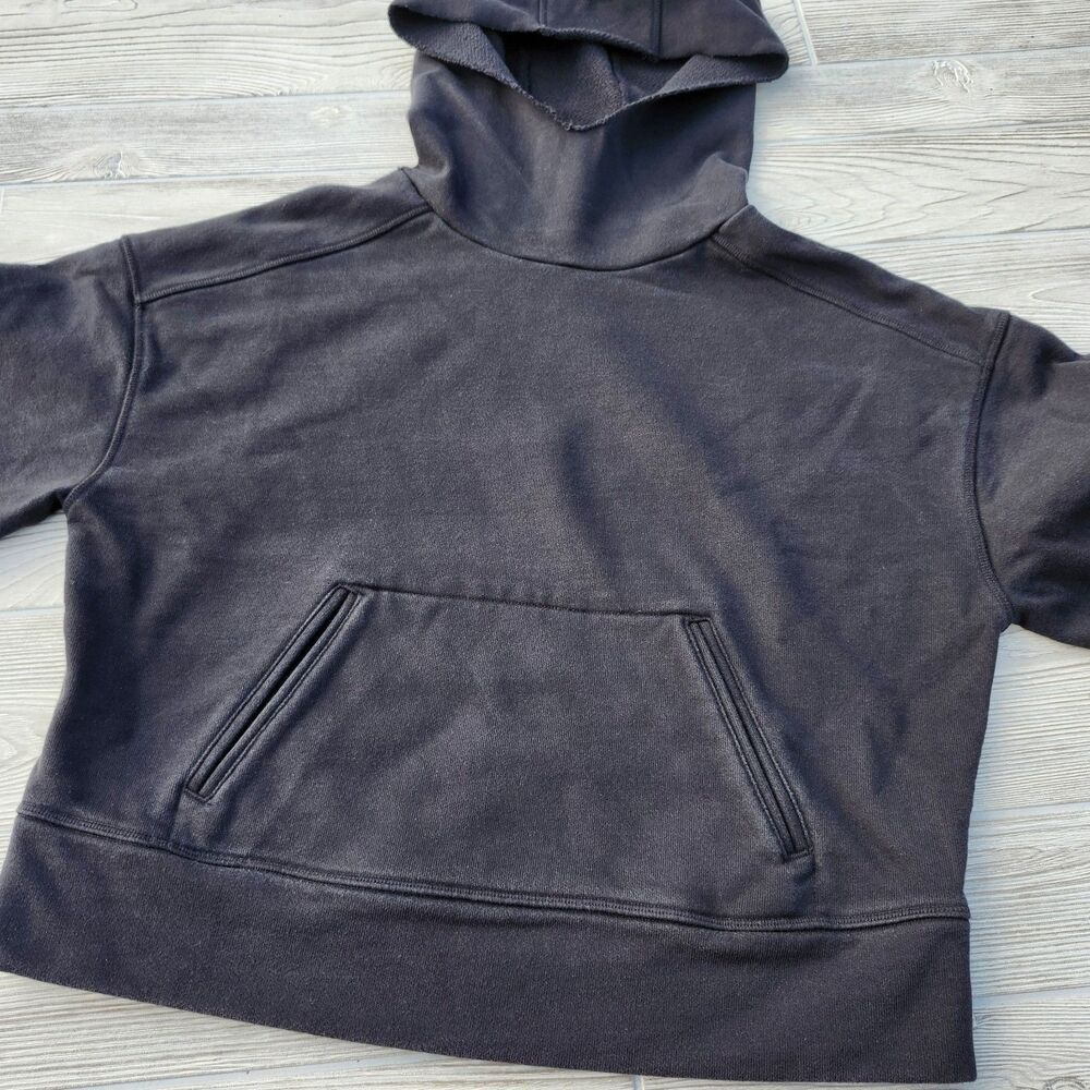 (S) ALO YOGA Oversized Low Key Hoodie - Picture 3 of 5